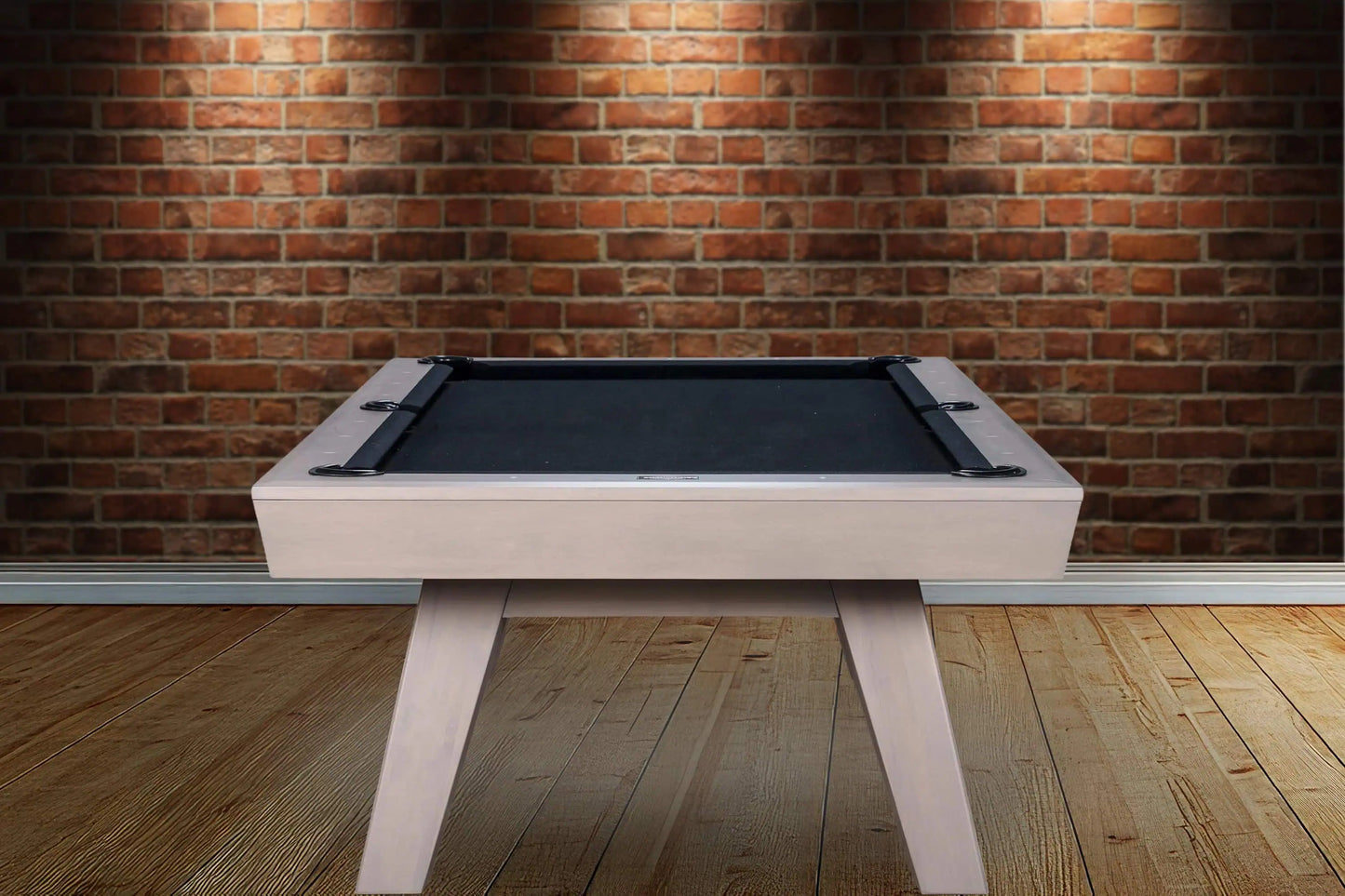 Elegant Georgia Slate Pool Table with modern X-crossbeam and sturdy construction