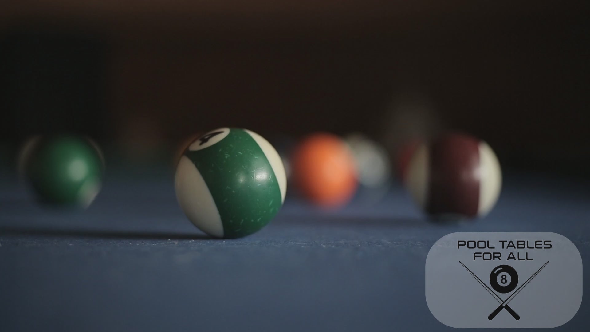 Load video: pool table expereices with a great option of pool tables for home